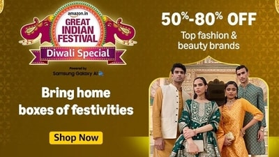 Amazon Great Indian Festival Diwali Sale: Enjoy 50%-80% off on luxury beauty brands like Just Herbs, Calvin Klein, Laneige, and more. Don't miss these unbeatable prices! Amazon Great Indian Festival Diwali Sale: Enjoy 50%-80% off on luxury beauty brands like Just Herbs, Calvin Klein, Laneige, and more. Don't miss these unbeatable prices!