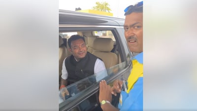 In Uttar Pradesh's Charkhari, an MLA was humorously asked for marriage help by a petrol pump worker. (Facebook/Brijbhushan Rajput) In Uttar Pradesh's Charkhari, an MLA was humorously asked for marriage help by a petrol pump worker. (Facebook/Brijbhushan Rajput)