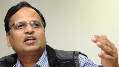 AAP leader Satyender Jain was given bail after 2 years. (HT File Photo) AAP leader Satyender Jain was given bail after 2 years. (HT File Photo)