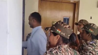 the MUDA office in Mysuru and some other locations are being raided by the federal probe agency. (X/PTI) the MUDA office in Mysuru and some other locations are being raided by the federal probe agency. (X/PTI)