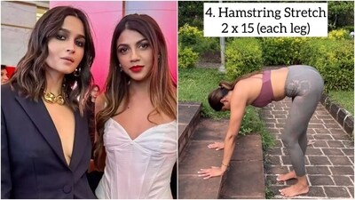 Alia Bhatt's yoga trainer shared exercises for relieving knee pain. Alia Bhatt's yoga trainer shared exercises for relieving knee pain.