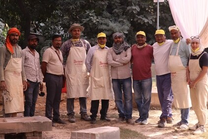 Team of sculptors