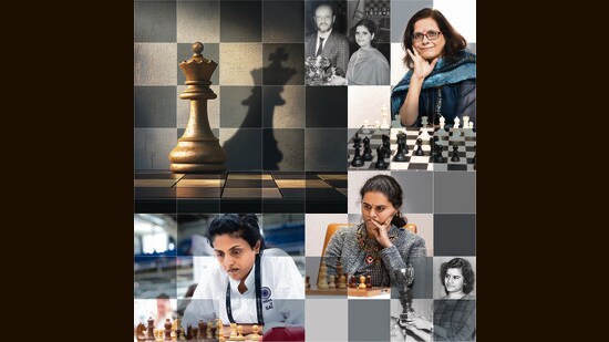 (Clockwise from top) Bhagyashree Thipsay is a five-time national champion. She participated in nine Olympiads, as part of the Indian women’s team, in the 1980s and 1990s. Koneru Humpy was India’s first-ever female Grandmaster, a feat she achieved at the age of 15. She is still India’s reigning queen, sitting at #1 on the national women’s charts. Harika Dronavalli is one of only three female Grandmasters in India. She was part of the team that beat the mighty Kazakhstan to claim gold in Budapest. (PHOTOS: HT Archives, FIDE)