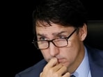 Canada's Prime Minister Justin Trudeau takes part in public hearings for an independent commission probing alleged foreign interference in Canadian elections in Ottawa, Ontario, on October 16, 2024.