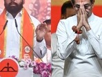Maharashtra chief minister Eknath Shinde and Shiv Sena (UBT) chief Uddhav Thackeray Maharashtra chief minister Eknath Shinde and Shiv Sena (UBT) chief Uddhav Thackeray