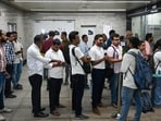 Mumbai's first underground Metro Line 3, the aqua line's phase-1, from Bandra-Kurla Complex (BKC) to Aarey, became operational for the public on October 7.(Photo by Raju Shinde/HT Photo) (Hindustan Times) Mumbai's first underground Metro Line 3, the aqua line's phase-1, from Bandra-Kurla Complex (BKC) to Aarey, became operational for the public on October 7.(Photo by Raju Shinde/HT Photo) (Hindustan Times)