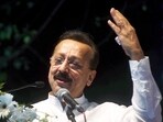 Baba Siddique addresses a gathering after joining NCP (Ajit Pawar), in Mumbai. Baba Siddique addresses a gathering after joining NCP (Ajit Pawar), in Mumbai.