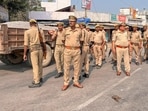 Bahraich: Security put in place in the view of Friday 'namaz' in violence-hit Bahraich district Bahraich: Security put in place in the view of Friday 'namaz' in violence-hit Bahraich district