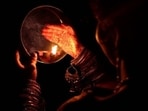 Karwa Chauth 2024: Married Hindu women observe the festival of Karwa Chauth on the fourth day of the Kartik month.(Pinterest)