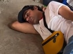 Sunil Grover was seen sleeping on the floor in his latest Instagram post. Sunil Grover was seen sleeping on the floor in his latest Instagram post.