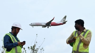 The India Express flight IX-196 landed at the Jaipur International Airport at 1:20am on Saturday. (Photo for representational purpose only) The India Express flight IX-196 landed at the Jaipur International Airport at 1:20am on Saturday. (Photo for representational purpose only)