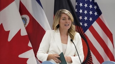 Canadian Minister of Foreign Affairs Melanie Joly. (AP) Canadian Minister of Foreign Affairs Melanie Joly. (AP)