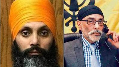 Hardeep Singh Nijjar and Gurpatwant Singh Pannun. Hardeep Singh Nijjar and Gurpatwant Singh Pannun.