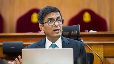 CJI DY Chandrachud made the statements while addressing the first Supreme Court Advocates On Record Association (SCAORA) Conference. (PTI) CJI DY Chandrachud made the statements while addressing the first Supreme Court Advocates On Record Association (SCAORA) Conference. (PTI)