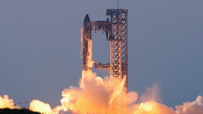 SpaceX's recent test flight showcased its progress in rocket reusability, achieving booster catch while preparing for ambitious missions to the Moon and Mars. (Reuters)