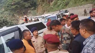 Screen grab of the altercation. (HT Photo) Screen grab of the altercation. (HT Photo)