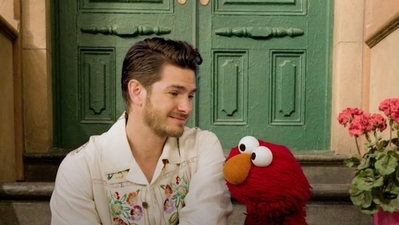 Andrew Garfield shared Elmo was his late mother's favourite.