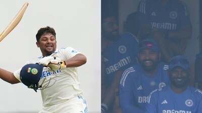 Sarfaraz Khan scored his maiden Test century against New Zealand
