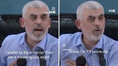 Born in a Gazan refugee camp, Yahya Sinwar led the group's security wing since its early days. (X/@jennineak) Born in a Gazan refugee camp, Yahya Sinwar led the group's security wing since its early days. (X/@jennineak)