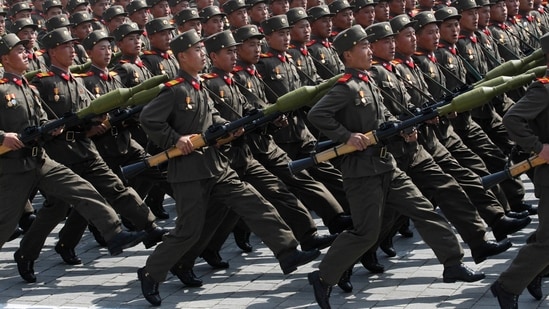 North Korean soldiers are being sent to Russia to participate in the war against Ukraine. (AP)