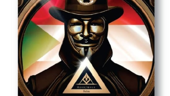 An image associated with one of Anonymous Sudan's Telegram channels. (Justice.gov)