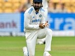India's KL Rahul reacts after fielding the ball during the fifth and final day of the first Test cricket match between India and New Zealand at the M. Chinnaswamy Stadium in Bengaluru on October 20, 2024. (Photo by IDREES MOHAMMED / AFP) / -- IMAGE RESTRICTED TO EDITORIAL USE - STRICTLY NO COMMERCIAL USE -- India's KL Rahul reacts after fielding the ball during the fifth and final day of the first Test cricket match between India and New Zealand at the M. Chinnaswamy Stadium in Bengaluru on October 20, 2024. (Photo by IDREES MOHAMMED / AFP) / -- IMAGE RESTRICTED TO EDITORIAL USE - STRICTLY NO COMMERCIAL USE --