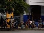 Cubans line up for bread during the second day of the nationwide blackout in Havana October 19, 2024. Hurricane Oscar is due to hit the island of Cuba imminently, with the risk of further affecting the population, who are spending their second night without electricity due to a giant blackout. (Photo by ADALBERTO ROQUE / AFP) Cubans line up for bread during the second day of the nationwide blackout in Havana October 19, 2024. Hurricane Oscar is due to hit the island of Cuba imminently, with the risk of further affecting the population, who are spending their second night without electricity due to a giant blackout. (Photo by ADALBERTO ROQUE / AFP)