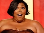 Lizzo also drew cheers when urging listeners that America was more than ready for its first woman president, dropping a reference to her own hit song: "It's about damn time!" Lizzo also drew cheers when urging listeners that America was more than ready for its first woman president, dropping a reference to her own hit song: "It's about damn time!"