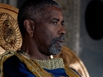 Denzel Washington in a still from Gladiator 2.