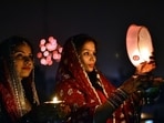 Karwa Chauth 2024 moon rise today: Women will break their fast after sighting the moon today.