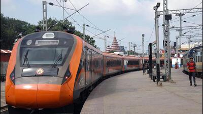 A consortium of RVNL and TMH has faced several problems since it won the bid for the ₹58,000-crore tender in March 2023 to manufacture and maintain 200 Vande Bharat trains. (HT Photo) A consortium of RVNL and TMH has faced several problems since it won the bid for the ₹58,000-crore tender in March 2023 to manufacture and maintain 200 Vande Bharat trains. (HT Photo)