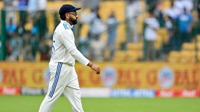 India's captain Rohit Sharma walks back to the pavilion at the end of their first Test cricket match against New Zealand (AFP) India's captain Rohit Sharma walks back to the pavilion at the end of their first Test cricket match against New Zealand (AFP)