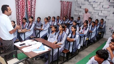 There is a shortage of 414 trained graduate teachers (TGTs), and 186 PGTs in the state, including in Maths and Science, officials said. (Sanjeev Kumar / HT) There is a shortage of 414 trained graduate teachers (TGTs), and 186 PGTs in the state, including in Maths and Science, officials said. (Sanjeev Kumar / HT)