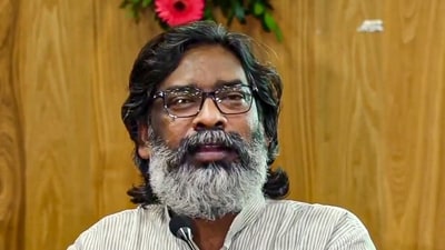 Jharkhand chief minister Hemant Soren. (PTI) Jharkhand chief minister Hemant Soren. (PTI)