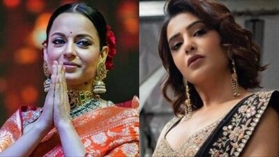 Kangana Ranaut has spoken about witches, and Samantha Ruth Prabhu has reacted to it. Kangana Ranaut has spoken about witches, and Samantha Ruth Prabhu has reacted to it.