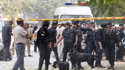 New Delhi: National Security Guard (NSG) personnel conduct inspection at the site after a blast was reported at Prashant Vihar, near CRPF school in Rohini area. (PTI) New Delhi: National Security Guard (NSG) personnel conduct inspection at the site after a blast was reported at Prashant Vihar, near CRPF school in Rohini area. (PTI)