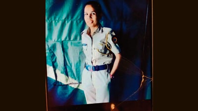 The kidnapper, in a costume from Crime Patrol The kidnapper, in a costume from Crime Patrol