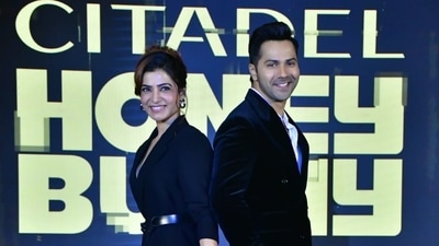 Samantha Ruth Prabhu and Varun Dhawan will be seen together in Citadel: Honey Bunny. (Varinder Chawla) Samantha Ruth Prabhu and Varun Dhawan will be seen together in Citadel: Honey Bunny. (Varinder Chawla)