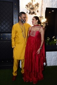 Actor Sonnalli with her husband Ashesh Sajnani