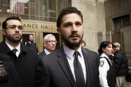 Shia LaBeouf exits the Manhattan Criminal Courthouse following an appearance in New York, March 20, 2015. (Reuters) Shia LaBeouf exits the Manhattan Criminal Courthouse following an appearance in New York, March 20, 2015. (Reuters)