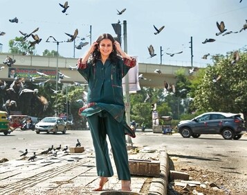 Rasika Dugal poses for HT City in Delhi. Rasika Dugal poses for HT City in Delhi.