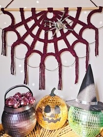 A simple yet innovative Halloween decor idea is crafting spider webs in different sizes and shapes by using macrame or crochet techniques. A simple yet innovative Halloween decor idea is crafting spider webs in different sizes and shapes by using macrame or crochet techniques.