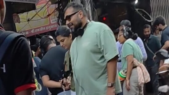 Filmmaker Anurag Kashyap in currently shooting in Lucknow (Deep Saxena/HT)