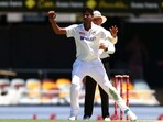 India's Washington Sundar reacts after bowling on day one of the fourth cricket Test match between Australia and India at the Gabba in Brisbane India's Washington Sundar reacts after bowling on day one of the fourth cricket Test match between Australia and India at the Gabba in Brisbane