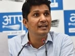 AAP leader Saurabh Bharadwaj stated that the BJP was unable to handle law and order in Delhi. (HT Photo) AAP leader Saurabh Bharadwaj stated that the BJP was unable to handle law and order in Delhi. (HT Photo)