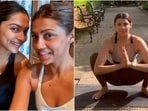 Deepika Padukone's trainer, Anshuka Parwani, shares poes for flexibility. Deepika Padukone's trainer, Anshuka Parwani, shares poes for flexibility.
