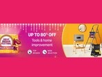 Home essentials and tools at up to 80% off