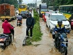 The rain is expected to continue throughout the day, according to weather forecasts.