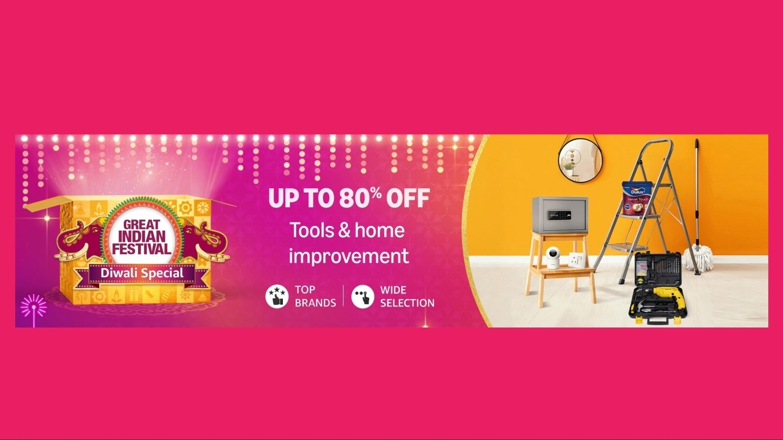Amazon Diwali İndirimi: Temizlik malzemelerini, aletlerini ve tüm ev gereçlerini %80'e varan indirimle alın