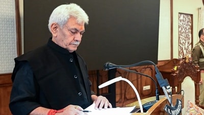 Jammu and Kashmir Lieutenant Governor Manoj Sinha. (ANI file photo) Jammu and Kashmir Lieutenant Governor Manoj Sinha. (ANI file photo)